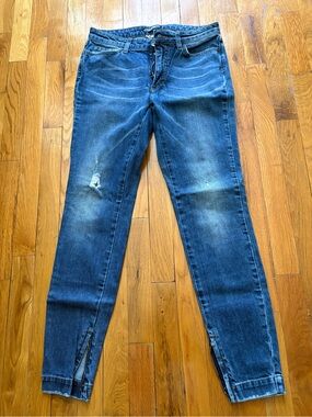 Dolce & Gabbana Women’s Medium Blue Skinny Jeans with Ankle Zips